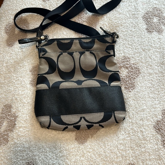 Black Coach crossbody  purse - Picture 2 of 5